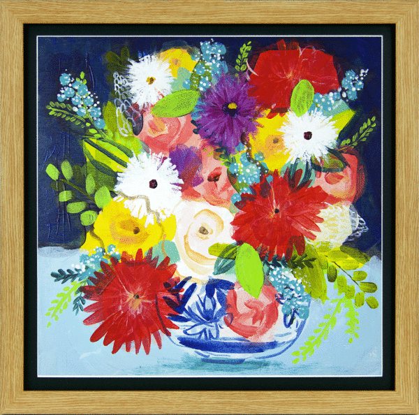9904b Summer Bouquet II Framed Art