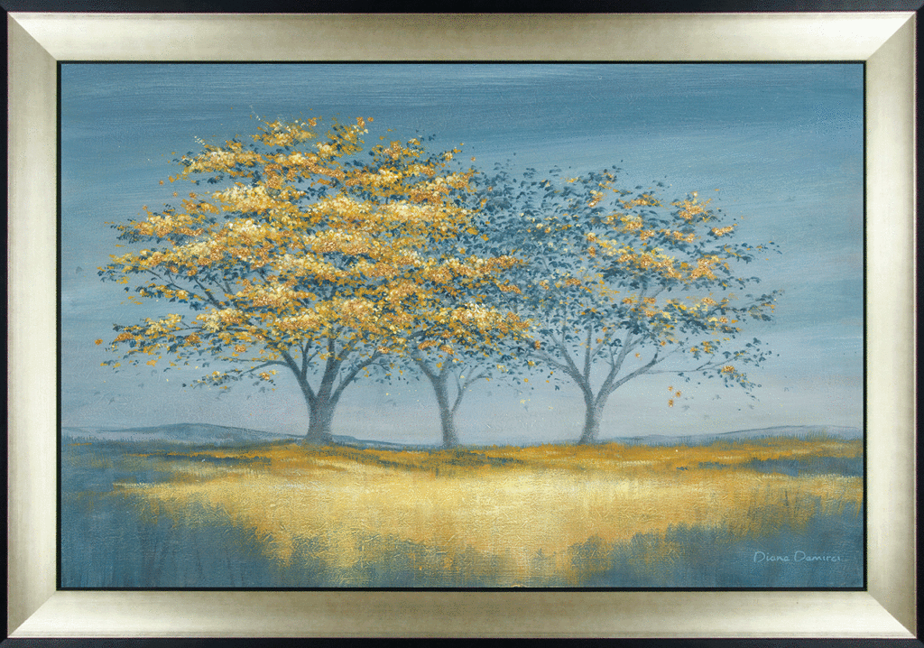 9942 Gold Trees by Diane Demirci