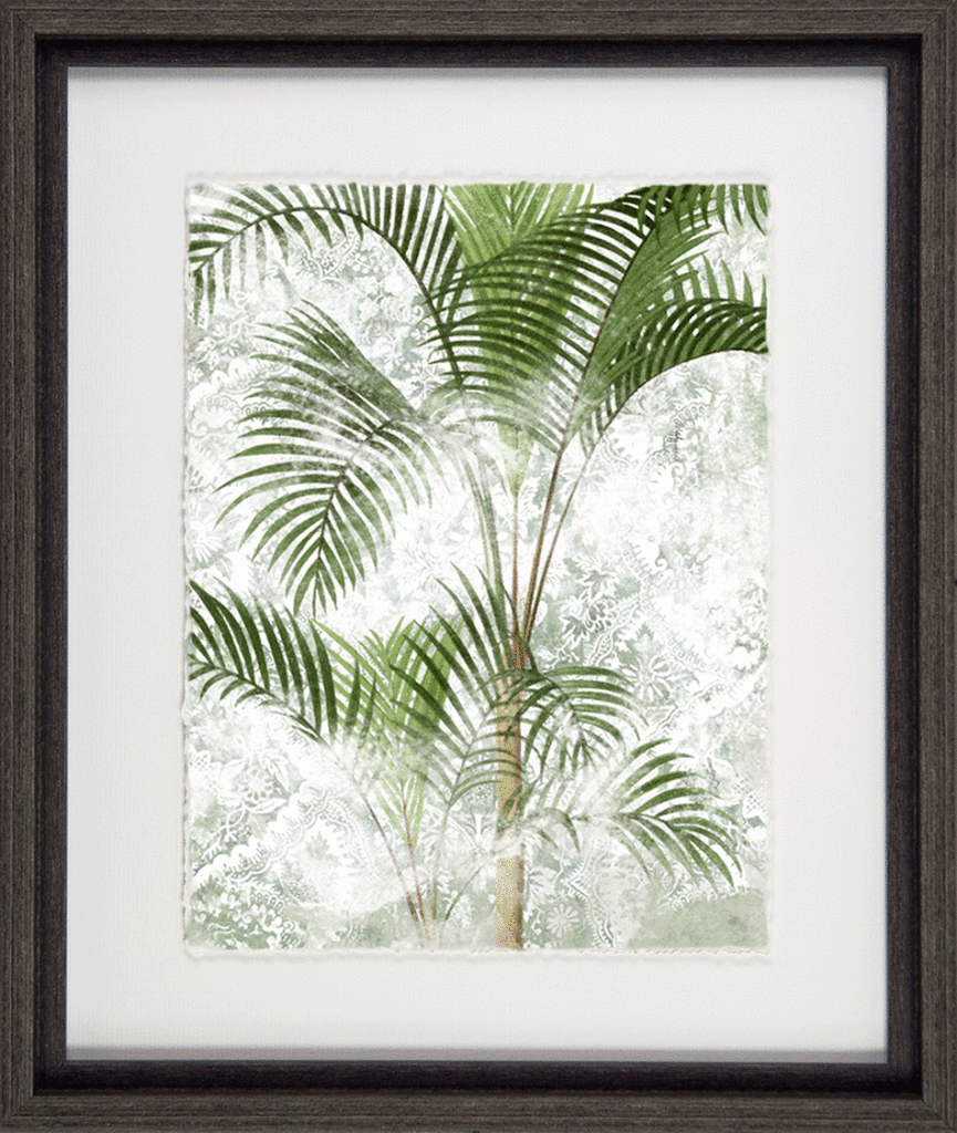 9950A Lace Palms I Framed Print