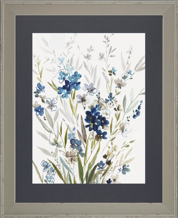 9954B Little Bluebells II Framed Print